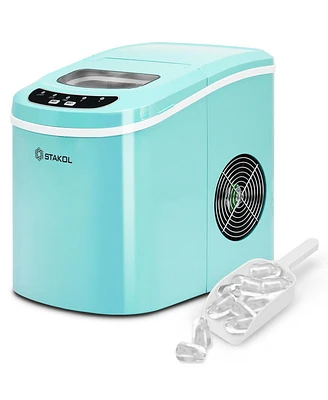 Costway Portable Compact Electric Ice Maker Machine Mini Cube