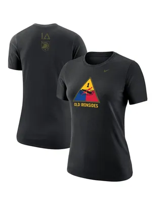 Women's Nike Black Army Knights 1st Armored Division Old Ironsides Operation Torch T-shirt
