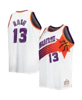 Men's Mitchell & Ness Steve Nash White Phoenix Suns Big and Tall Hardwood Classics 1996-97 Swingman Jersey