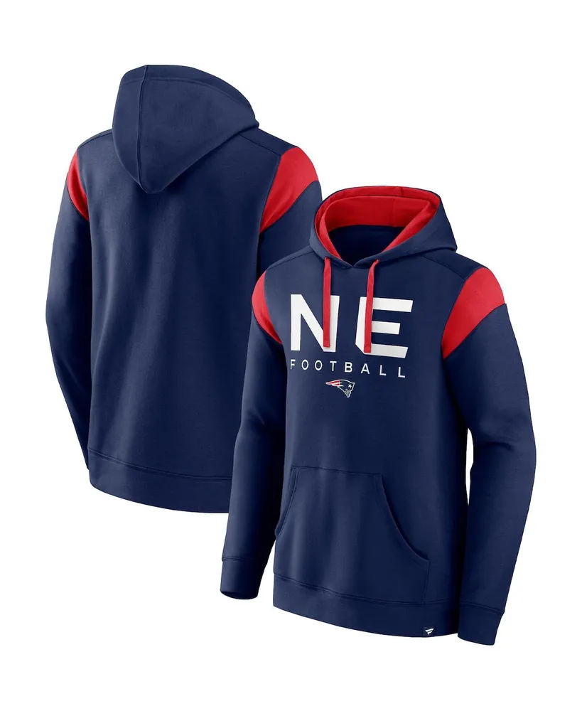 Men's Fanatics Navy New England Patriots Call The Shot Pullover Hoodie