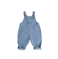 Baby Boy and Girl Organic Cotton Oversized Denim Dungaree