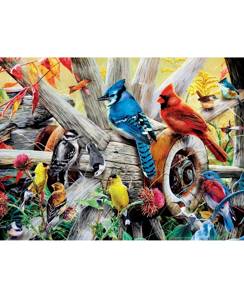 Masterpieces Audubon - Backyard Birds 300 Piece Ez Grip Jigsaw Puzzle