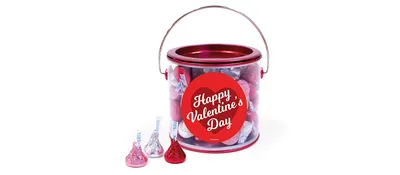 Valentine's Day Candy Gift Hershey's Kisses Paint Can - Assorted Pre