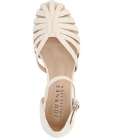 Journee Collection Women's Joannah Fisherman Ankle Strap Flat