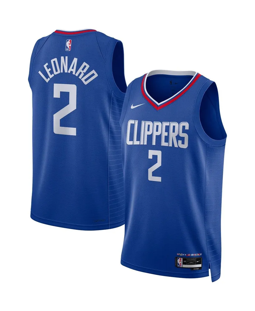 Men's and Women's Nike Kawhi Leonard Royal La Clippers Swingman Jersey - Icon Edition