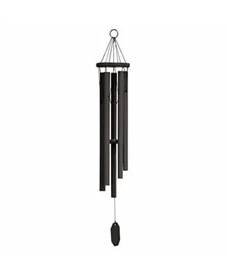 Lambright Chimes Zephyr Valley Wind Chime Amish Crafted, Black, 37in