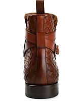 Taft Men's Dylan Hand-Woven Leather Buckle Jodhpur Boots