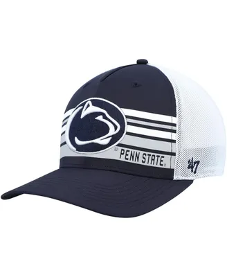 Men's '47 Brand Navy Penn State Nittany Lions Brrr Altitude Trucker Snapback Hat