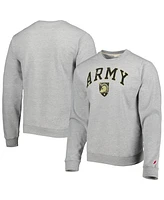 Men's League Collegiate Wear Gray Army Black Knights 1965 Arch Essential Fleece Pullover Sweatshirt