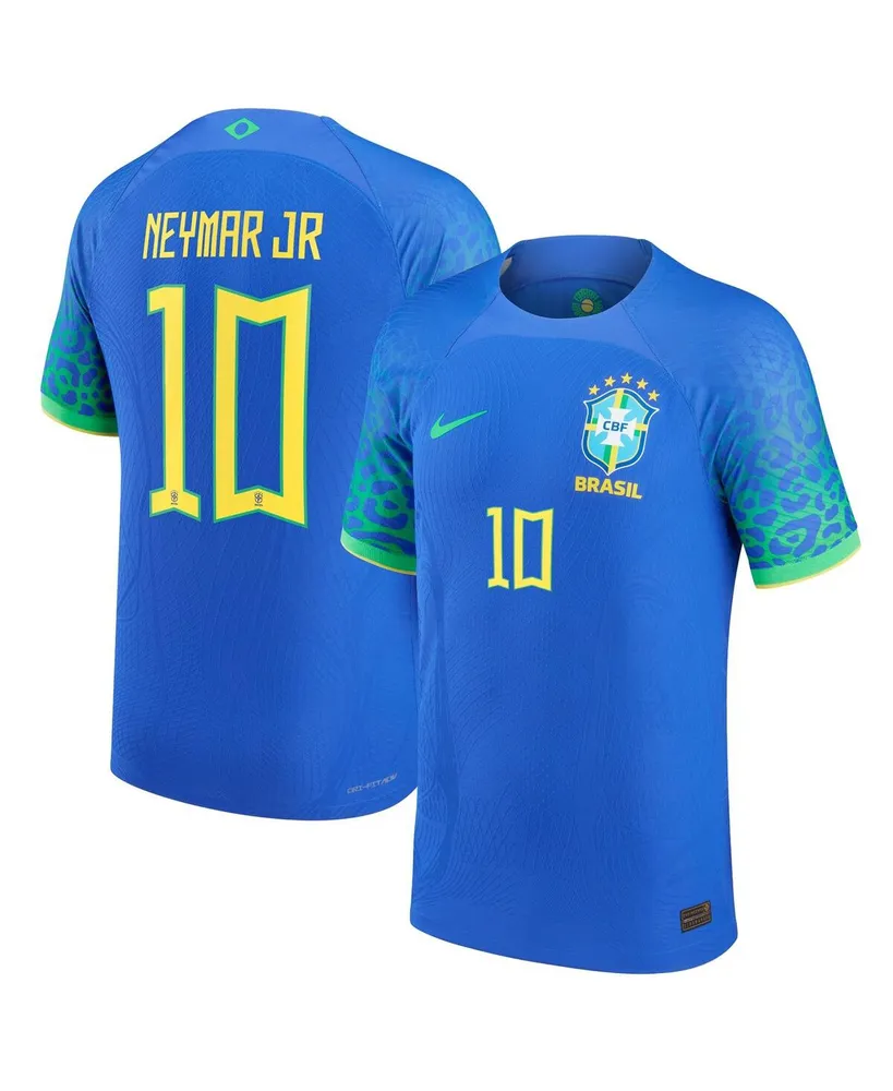 Men's Nike Blue Brazil National Team 2022/23 Away Breathe Stadium Replica  Blank Jersey