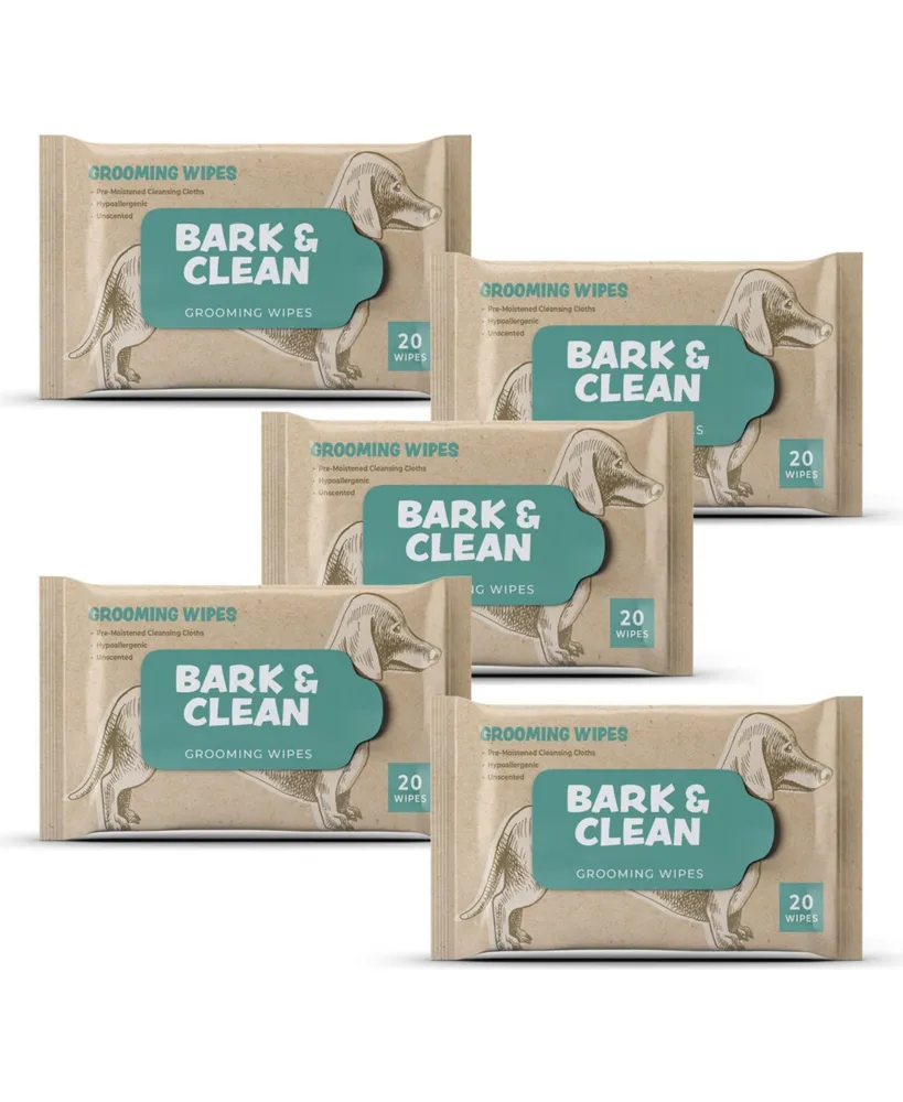 Bark & Clean Freshen-Up Wet Wipes For Dog Cleanliness