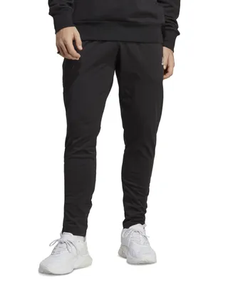 adidas Men's Essentials Performance Single Jersey Tapered Open Hem Jogger Pants