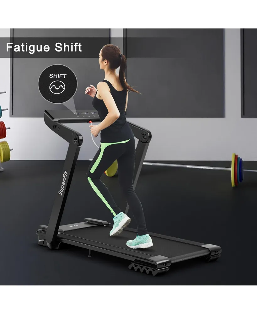 4.0HP Foldable Electric Treadmill Jogging Machine