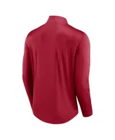 Men's Fanatics Red Tampa Bay Buccaneers Tough Minded Quarter-Zip Top