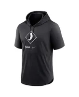 Men's Nike Black Chicago White Sox City Connect Performance Short Sleeve Pullover Hoodie