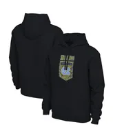 Men's Jordan Black North Carolina Tar Heels Veterans Camo Pullover Hoodie