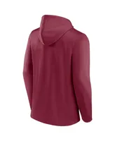 Men's Fanatics Burgundy, Gold Washington Commanders Ball Carrier Full-Zip Hoodie