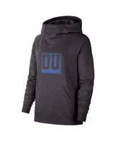 Women's Nike Charcoal Duke Blue Devils Essential Funnel Neck Raglan Pullover Hoodie