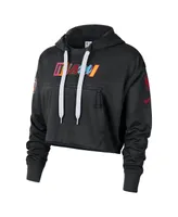 Women's Nike Black Miami Heat 2022/23 City Edition Courtside Pullover Hoodie