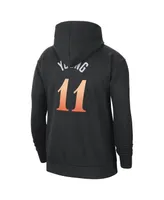 Men's Nike Trae Young Black Atlanta Hawks 2022/23 City Edition Name and Number Pullover Hoodie