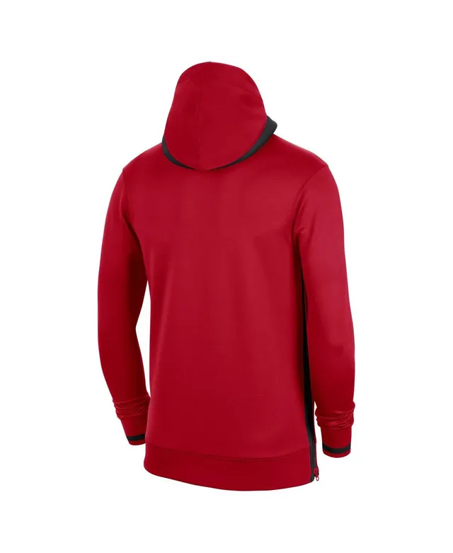 macy's red nike hoodie