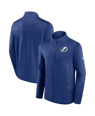 Men's Fanatics Blue Tampa Bay Lightning Authentic Pro Rink Fleece Full-Zip Jacket