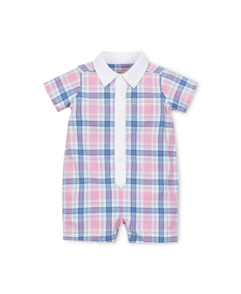 Hope and Henry Unisex Short Sleeve Button Down Bodysuit