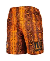 Men's New Era Orange York Giants Summer Pop Shorts