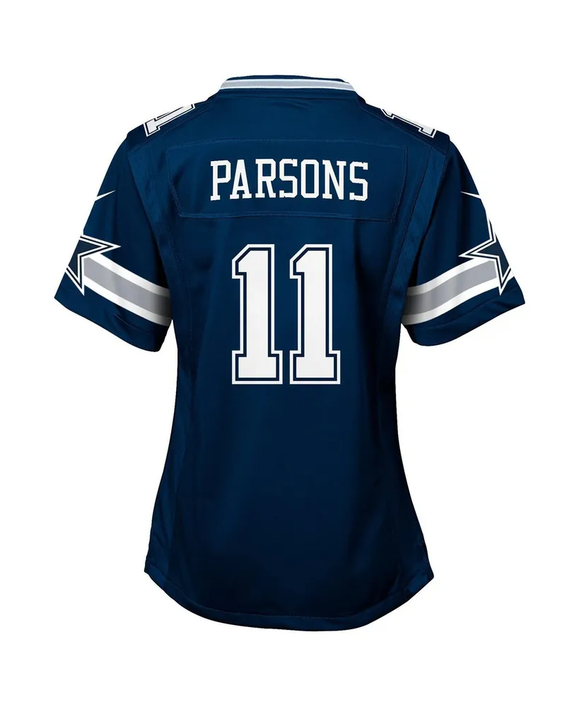 Big Girls Nike Micah Parsons Navy Dallas Cowboys Game Jersey