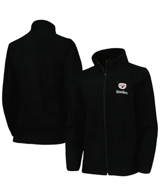 Women's Dunbrooke Black Pittsburgh Steelers Hayden Polar Full-Zip Jacket