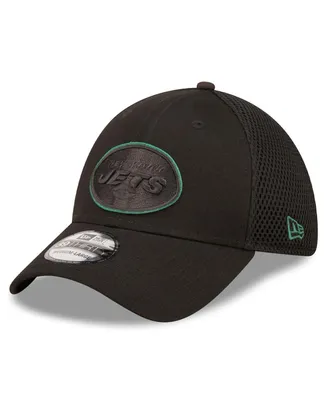 Men's New Era Black York Jets Team Neo 39Thirty Flex Hat