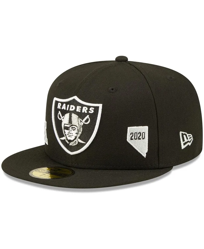Las Vegas Raiders New Era Stateview 59FIFTY Fitted Hat - Black