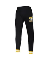 Men's Starter Black Pittsburgh Steelers Blitz Fleece Jogger Pants