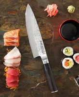 Cuisine::pro Damashiro Emperor Mokuzai Knife Block Set, 7 Piece