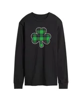 Airwaves Men's Plaid Clover Long Sleeves T-shirt