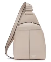 Calvin Klein Millie Convertible Leather Sling Bag, Backpack