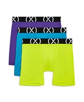 2(x)ist Men's Micro Sport 6" Performance Ready Boxer Brief, Pack of 3