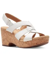 Clarks Women's Collection Giselle Beach Slingback Wedge Sandals