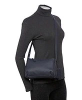 Mancini Women's Pebbled Charlize Crossbody Handbag