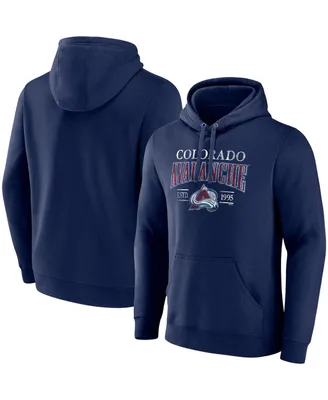 Men's Fanatics Navy Colorado Avalanche Big and Tall Dynasty Pullover Hoodie