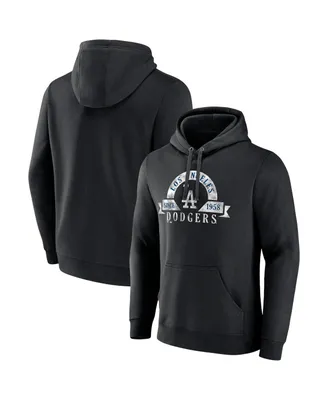 Men's Fanatics Black Los Angeles Dodgers Big and Tall Utility Pullover Hoodie