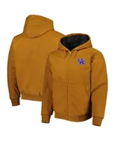 Men's Dunbrooke Tan Kentucky Wildcats Dakota Full-Zip Hoodie Jacket