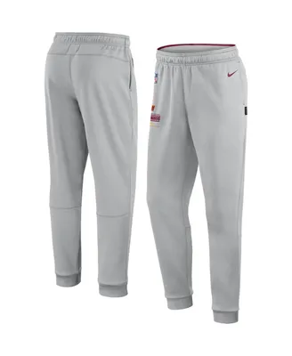 Men's Nike Gray Washington Commanders Sideline Logo Performance Pants