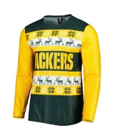 Men's Foco Green Bay Packers Team Ugly Pajama Set
