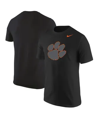 Men's Nike Black Clemson Tigers Logo Color Pop T-shirt