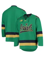 Men's Under Armour Green Notre Dame Fighting Irish Replica Hockey Jersey