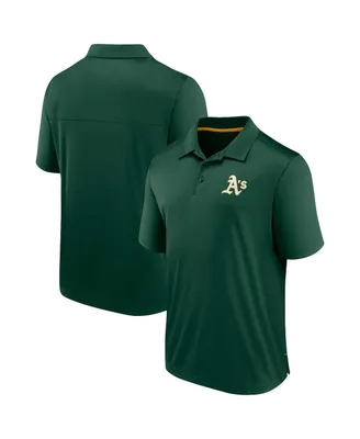 Men's Fanatics Green Oakland Athletics Hands Down Polo Shirt