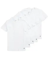 Polo Ralph Lauren Men's 5 Pack Crew-Neck Undershirts