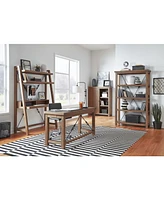 Autumn Flint Oak Home Office Ladder Desk