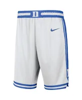 Men's Nike White Duke Blue Devils Limited Basketball Shorts